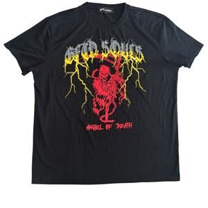 MEN'S GFTD LOS ANGELES NWOT GT-JERICK T-SHIRT 3XL BLACK RHINESTONE GFTD SOULS